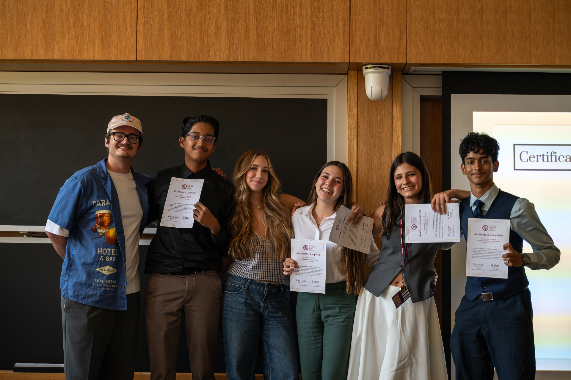 Certificate ceremony